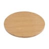 Round Natural Ash Table Top 600 mm - Bolero Quality