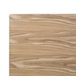 Mesa cuadrada de fresno natural de 700 mm Bolero - Elegancia y durabilidad