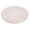 Plateau de Table Rond Blanc Vintage 600 mm Bolero DY729