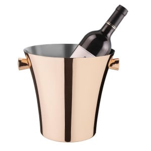 Cubo de vino de cobre Olympia: Elegante y práctico, mantén tus vinos frescos con estilo.