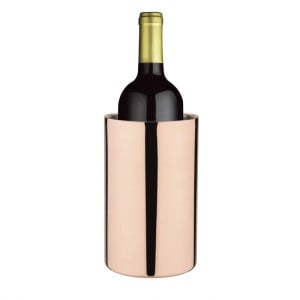 Double Wall Copper Wine Cooler 1 L Olympia - Keeps wine cool, guaranteed elegance.