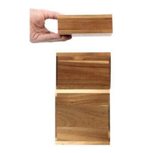 Réhausses en Acacia 50/100/150mm - Lote de 3 Olympia - Madera de acacia & Altura de presentación