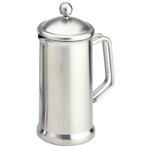 Cafetière à Piston Inox Satiné 8 Tasses Olympia GD170 - Élégance et Robustesse