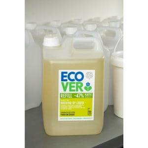 Líquido Lavavajillas Concentrado Limón Aloe Vera 5L Ecover: Limpia y cuida tu vajilla