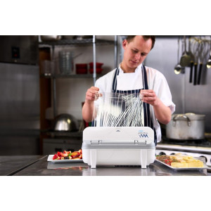 Distribuidor 3000 Wrapmaster: Facilite el embalaje en la cocina profesional.