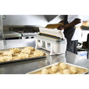 Distribuidor 3000 Wrapmaster: Facilite el embalaje en la cocina profesional.