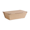 Cajas de alimentos microcanaladas compostables 130 x 195 mm - Lote de 300 Vegware