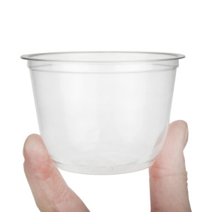 Envases transparentes PET reciclables de 227 ml - ¡Destaca tus creaciones culinarias!