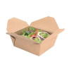 Compostable Cardboard Food Boxes 1200 ml - Pack of 200 | Eco-friendly & Practical