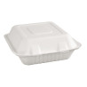 Cajas compostables Bagasse 223mm - Lote de 200, eco-responsables