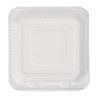 Cajas compostables Bagasse 223mm - Lote de 200, eco-responsables