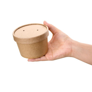 Pots para sopa 230 ml - Lote de 500 Fiesta Eco-Responsable