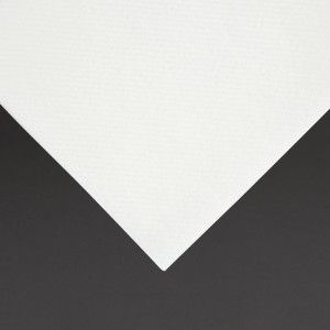 Serviettes de Table Airlaid Pliage en 8 Premium Blanches 40x40cm - Lot de 500