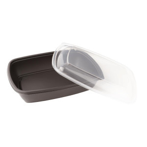 Envases alimentarios rectangulares de 900 ml - Lote de 300