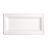 Platos Rectangulares Compostables de Bagazo 258mm