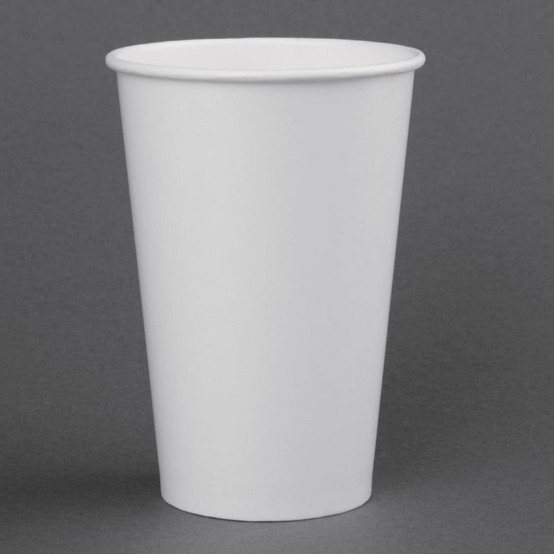 Vasos para bebidas frías de papel reciclable 454ml - Lote de 1000