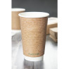 Vasos Bebidas calientes Doble Pared Compostables 455 ml - Lote de 500 por Vegware