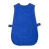 Delantal tipo sobrepelliz con bolsillo azul rey - Whites Chefs Clothing