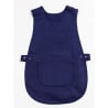 Delantal tipo sotana con bolsillo azul marino - Whites Chefs Clothing