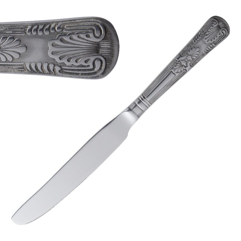 Cuchillo de Postre Mango Completo Kings - Lote de 12 por Olympia - Calidad y elegancia para tus postres