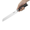 Cuchillo de pan de acero inoxidable de 200 mm Bistro Vogue: Corte preciso y cómodo