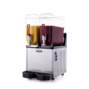 Máquina de granizados Slush Puppie - 2 x 12 L - CombiSteel
