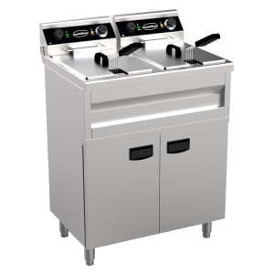 Freidora sobre Armario Eléctrico - 2 x 9 L - CombiSteel