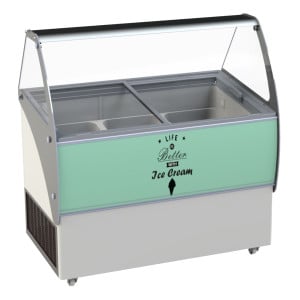 Vitrina de helado - Estática - 9 x 5 L - CombiSteel