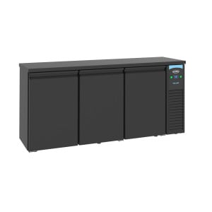 Barra trasera refrigerada de 3 puertas completas - 500 L - CombiSteel