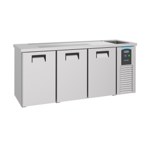 Enfriador de cerveza de 3 puertas - Grifo a la derecha - CombiSteel