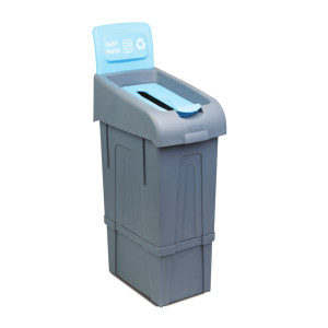 Cubo de reciclaje 80 L - Papel - CombiSteel