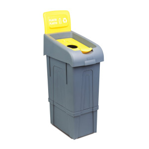 Cubo de reciclaje 80 L - Plástico - CombiSteel