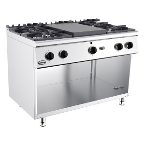 Fourneau Professionnel 700 a Gas - 4 Quemadores - CombiSteel