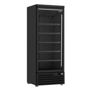 Vitrina Refrigerada Positiva 1 Puerta Negra - 600 L | CombiSteel
