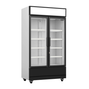 Vitrine Refrigerada para Bebidas 2 Puertas de Vidrio 670 L CombiSteel - Armario Refrigerado profesional