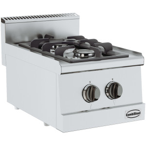 Fourneau à Poser 600 2 Brûleurs CombiSteel - Cocción profesional