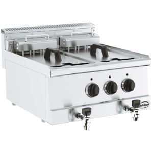 Freidora Eléctrica CombiSteel - Potencia 15000 W, Capacidad 2x10 L