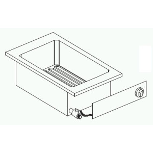 Freidora Eléctrica Empotrable Drop-In - 10 L - CombiSteel