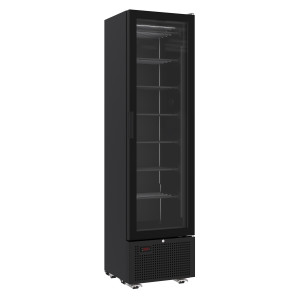 Armario Refrigerado Negativo Negro - 1 Puerta de Vidrio - 221 L - CombiSteel