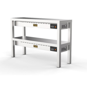 Estante Calefactor de Cerámica - 2 Niveles - L 1400 x P 300 mm - CombiSteel