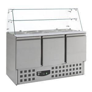 Saladette Refrigerada de 3 Puertas - 4 GN 1/1 - 368 L - CombiSteel