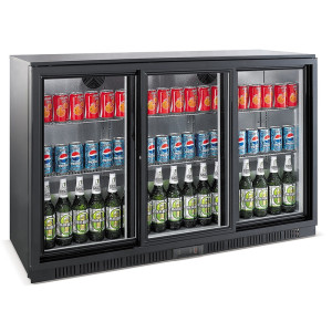 Barra Trasera Refrigerada con 3 Puertas Corredizas - 330 L - CombiSteel