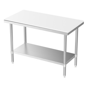 Mesa de Corte con Estante Desmontable - L 1000 x P 700 mm - CombiSteel