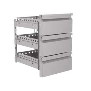 Bloque 3 Cajones Monobloque para Mesa Refrigerada - CombiSteel