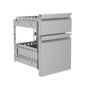Bloque 2 Cajones para Mesa Refrigerada - CombiSteel
