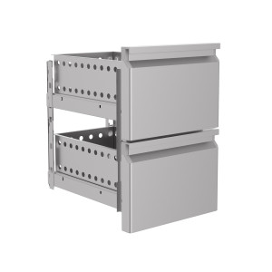 Bloque 2 Cajones GN para Mesa Refrigerada - CombiSteel
