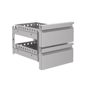 Bloque 2 Cajones para Mesa Refrigerada P 600 mm - CombiSteel