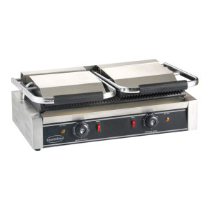 Grill Panini Doble - Placas Estriadas - CombiSteel