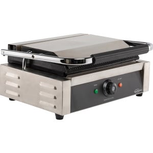 Grill Panini de Contact Simple - Placas Estriadas - CombiSteel