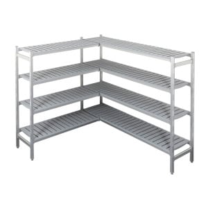 Rayonnage Angulaire pour Chambre Froide 1500 x 1800 x 2010 mm - L 1235 x P 450 mm - CombiSteel
